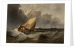 Seascape - Recollection of Turner by John Wilson Carmichael