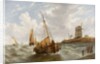 Seascape with Boats by William Adolphus Knell