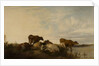 Landscape with Cattle in Marshland by Thomas Sidney (after) Cooper