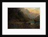 Highland Loch with Stag by Thomas Henry Gibb