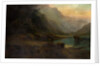 Highland Loch with Stag by Thomas Henry Gibb
