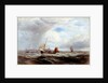 Ships and Fishing Boats in Rough Seas by Robert F. Watson