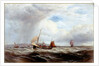 Ships and Fishing Boats in Rough Seas by Robert F. Watson