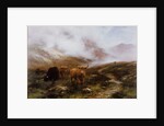Landscape with Cattle by Peter Graham