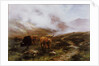 Landscape with Cattle by Peter Graham