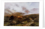 Landscape with Cattle by Peter Graham