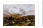 Landscape with Cattle by Peter Graham