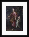 St Joachim and the Virgin Mary by School English
