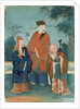 Three Male Figures by School Chinese
