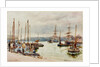 Fishing Harbour, North Shields, 1901 by Robert Jobling