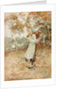 Girl Carrying a Bundle of Sticks by Victor Noble Rainbird