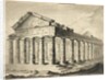 Ruined Greek Temple by English School