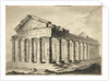 Ruined Greek Temple by English School