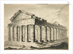 Ruined Greek Temple by English School