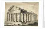 Ruined Greek Temple by English School