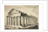 Ruined Greek Temple by English School