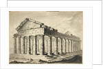 Ruined Greek Temple by English School