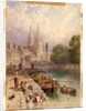 Quimper, Brittany by Myles Birket Foster