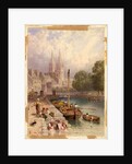 Quimper, Brittany by Myles Birket Foster