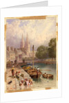 Quimper, Brittany by Myles Birket Foster