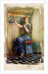 At the Loom by Richard George Hatton