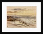 Figures on Seashore at Dusk by Robert Jobling