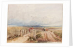 Moorland with Figures by David Cox