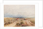 Moorland with Figures by David Cox
