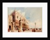 Scene in Venice, Ducal Palace by Richard Parkes (after) Bonington