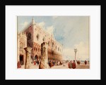 Scene in Venice, Ducal Palace by Richard Parkes (after) Bonington