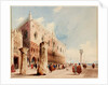 Scene in Venice, Ducal Palace by Richard Parkes (after) Bonington