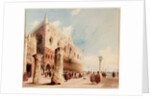 Scene in Venice, Ducal Palace by Richard Parkes (after) Bonington