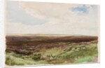 Moorland near Hart Leap Well, Yorkshire by Thomas Collier