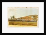 Landscape with Church and Sheep by Walter Follen Bishop