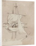 Sails on a Square-Rigged Mast by John Wilson Carmichael