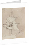 Sails on a Square-Rigged Mast by John Wilson Carmichael