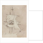 Sails on a Square-Rigged Mast by John Wilson Carmichael