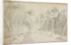 Country Road with Village by William Beilby