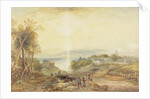 Village on the Bank of a Lake by James Baker Pyne