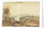 Village on the Bank of a Lake by James Baker Pyne