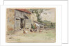 Feeding the Hens, 1909 by John Edgar Mitchell