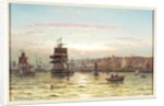 Entrance to the Tyne, Sunset by Duncan F. McLea