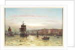 Entrance to the Tyne, Sunset by Duncan F. McLea