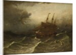 Sailing Vessel in a storm 1882 by Duncan F. McLea