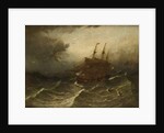 Sailing Vessel in a storm 1882 by Duncan F. McLea