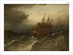 Sailing Vessel in a storm 1882 by Duncan F. McLea