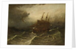 Sailing Vessel in a storm 1882 by Duncan F. McLea