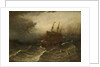 Sailing Vessel in a storm 1882 by Duncan F. McLea