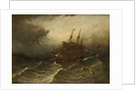 Sailing Vessel in a storm 1882 by Duncan F. McLea