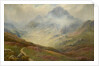 Mountain Scene by E. Hargate
